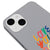 iPhone 15 Love Your Damn Telefon Kılıfı - Renkli Silikon - Gri