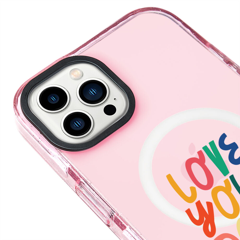 MagsafeliArtycaseSimliPembe