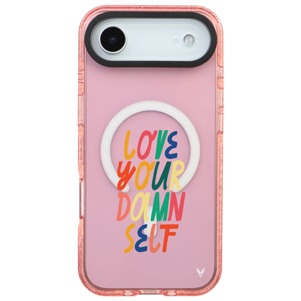 MagsafeliArtycaseSimliPembe