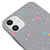 iPhone 11 Spaced Stars Telefon Kılıfı - Renkli Silikon - Gri