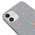 iPhone 12 Mini Spaced Stars Telefon Kılıfı - Renkli Silikon - Gri