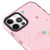 iPhone 12 Pro Spaced Stars Telefon Kılıfı - Artycase - Simli Pembe