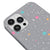 iPhone 12 Pro Spaced Stars Telefon Kılıfı - Renkli Silikon - Gri