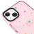 iPhone 13 Mini Spaced Stars Telefon Kılıfı - Artycase - Simli Pembe