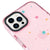 iPhone 13 Pro Spaced Stars Telefon Kılıfı - Artycase - Simli Pembe