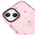 iPhone 14 Spaced Stars Telefon Kılıfı - Artycase - Simli Pembe