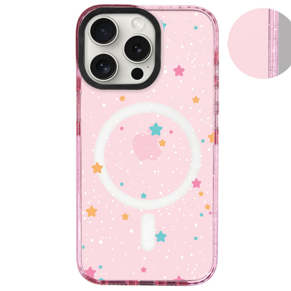 MagsafeliArtycaseSimliPembe