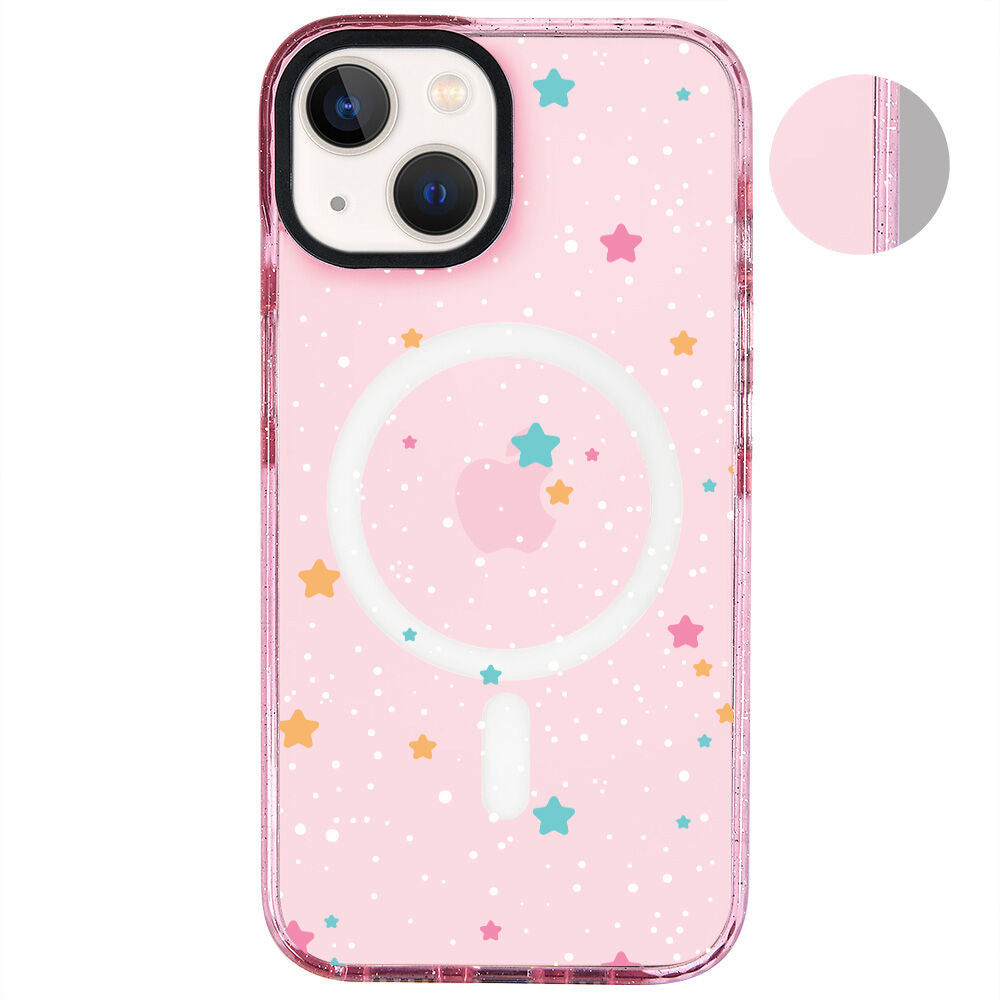 MagsafeliArtycaseSimliPembe