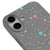 iPhone 17 Spaced Stars Telefon Kılıfı - Renkli Silikon - Gri