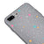 iPhone 7 Plus Spaced Stars Telefon Kılıfı - Renkli Silikon - Gri