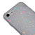 iPhone 8 Spaced Stars Telefon Kılıfı - Renkli Silikon - Gri