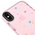 iPhone X Spaced Stars Telefon Kılıfı - Artycase - Simli Pembe