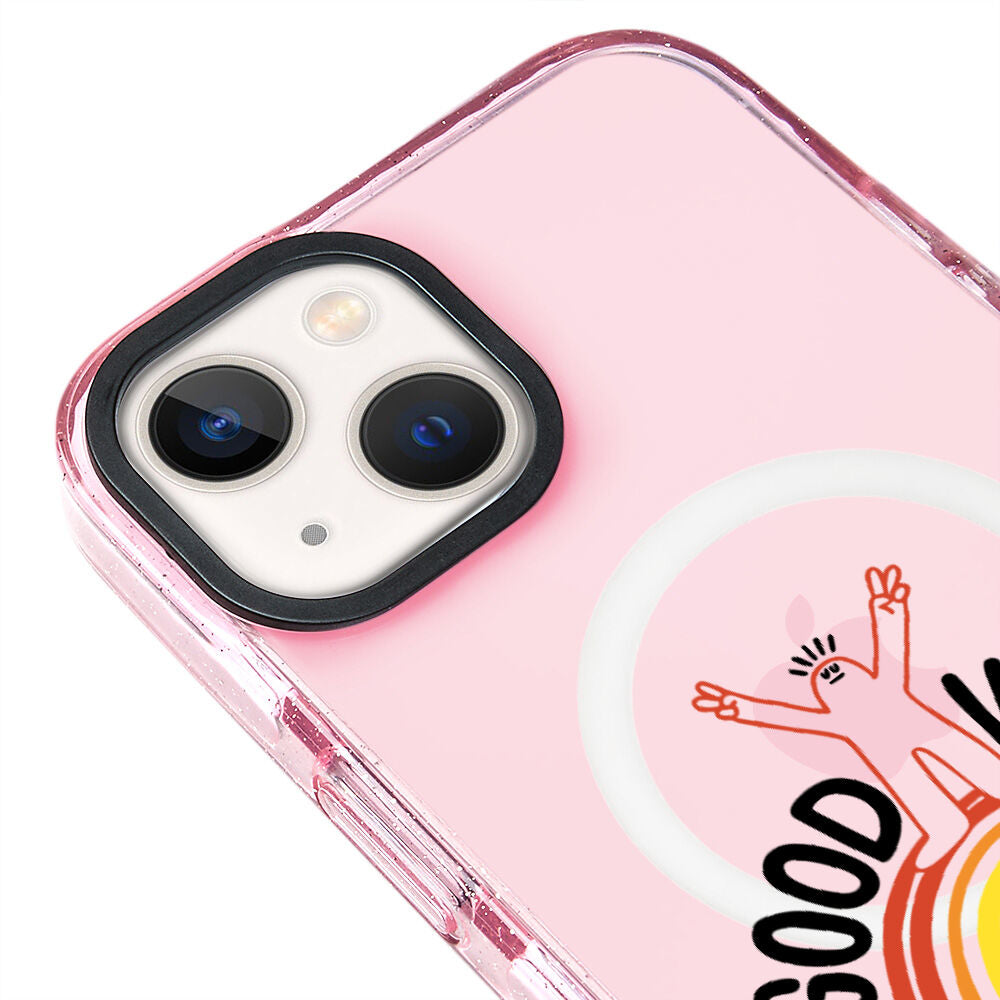 MagsafeliArtycaseSimliPembe