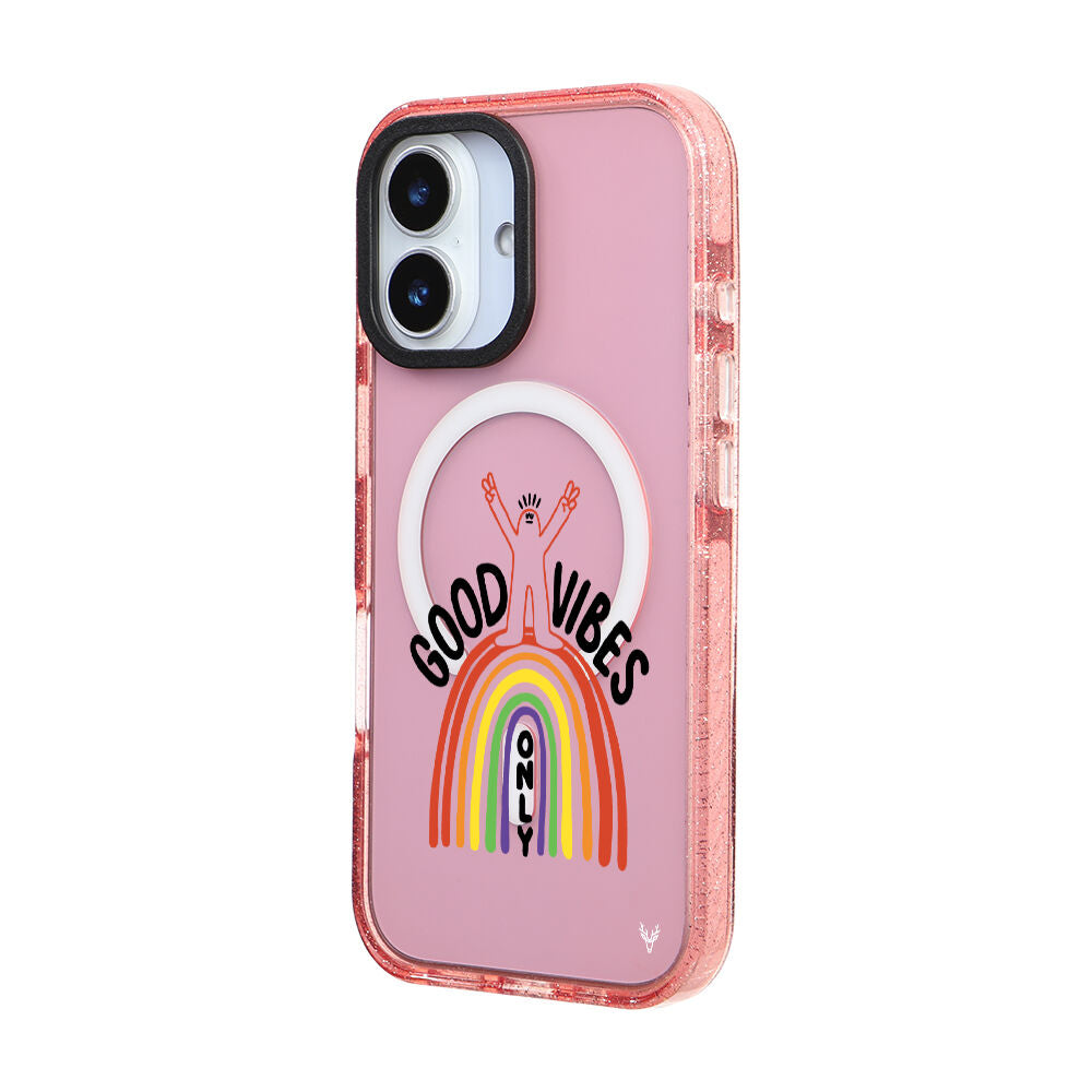 MagsafeliArtycaseSimliPembe