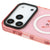 iPhone 17 Pro Good Vibes Only Telefon Kılıfı - Magsafeli Artycase - Simli Pembe