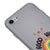 iPhone 8 Good Vibes Only Telefon Kılıfı - Renkli Silikon - Gri