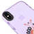 iPhone XS Good Vibes Only Telefon Kılıfı - Artycase - Simli Mor