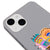 iPhone 13 Mini Smile Eyes Telefon Kılıfı - Renkli Silikon - Gri