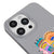 iPhone 14 Pro Max Smile Eyes Telefon Kılıfı - Renkli Silikon - Gri