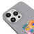 iPhone 16 Pro Smile Eyes Telefon Kılıfı - Renkli Silikon - Gri