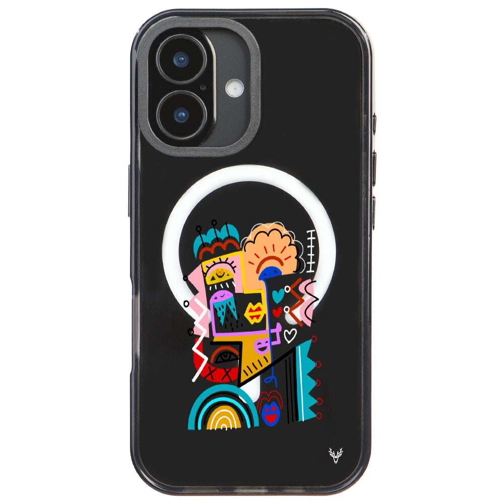 MagsafeliArtycaseCoolBlack