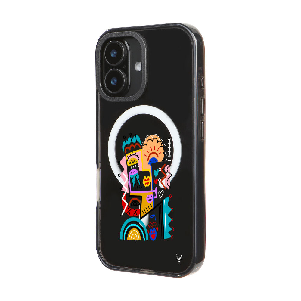 MagsafeliArtycaseCoolBlack