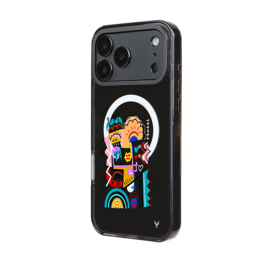 MagsafeliArtycaseCoolBlack