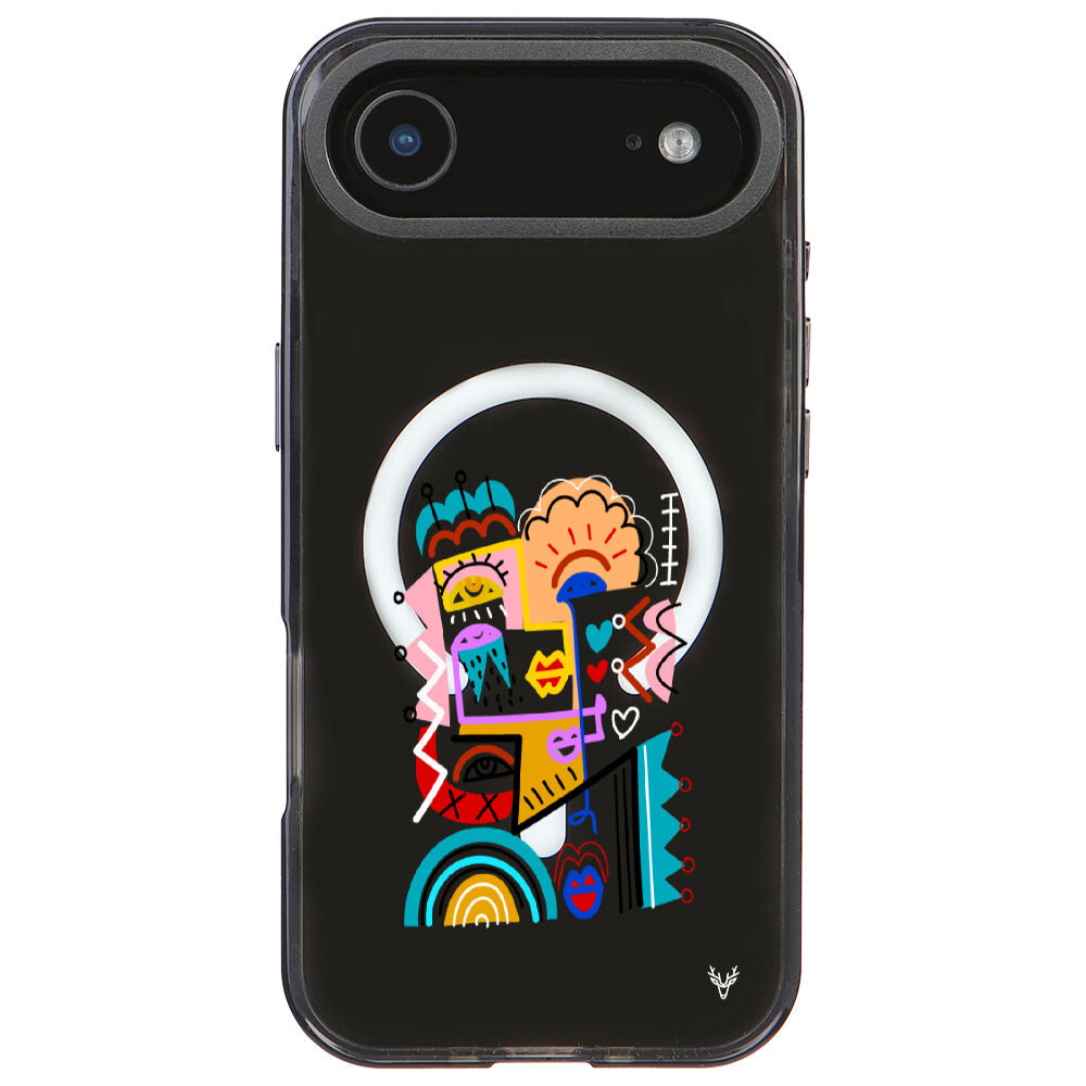 MagsafeliArtycaseCoolBlack