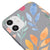 iPhone 11 Watercolor Flowers Telefon Kılıfı - Renkli Silikon - Gri