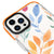 iPhone 13 Pro Max Watercolor Flowers Telefon Kılıfı - Artycase - Turuncu