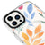 iPhone 14 Pro Watercolor Flowers Telefon Kılıfı - Magsafeli Artycase - Beyaz