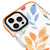 iPhone 14 Pro Max Watercolor Flowers Telefon Kılıfı - Artycase - Turuncu