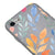 iPhone 7 Watercolor Flowers Telefon Kılıfı - Renkli Silikon - Gri