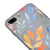 iPhone 8 Plus Watercolor Flowers Telefon Kılıfı - Renkli Silikon - Gri