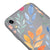 iPhone XR Watercolor Flowers Telefon Kılıfı - Renkli Silikon - Gri