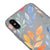 iPhone XS Max Watercolor Flowers Telefon Kılıfı - Renkli Silikon - Gri