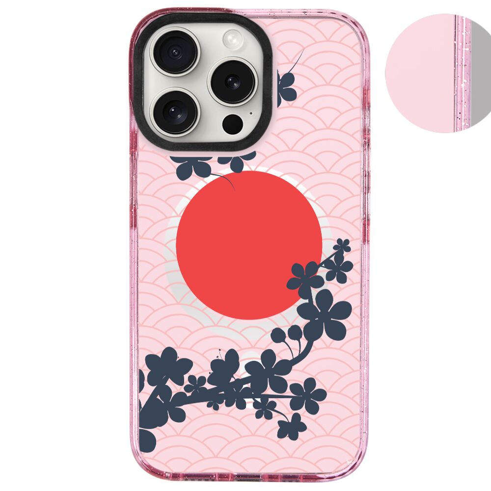 MagsafeliArtycaseSimliPembe