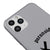 iPhone 11 Pro Paranoid Telefon Kılıfı - Renkli Silikon - Gri