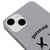 iPhone 13 Mini Paranoid Telefon Kılıfı - Renkli Silikon - Gri