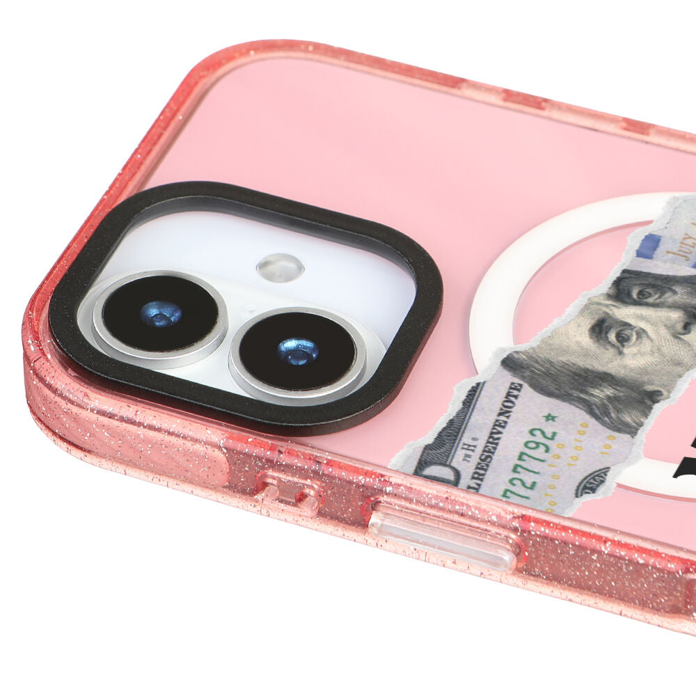 MagsafeliArtycaseSimliPembe