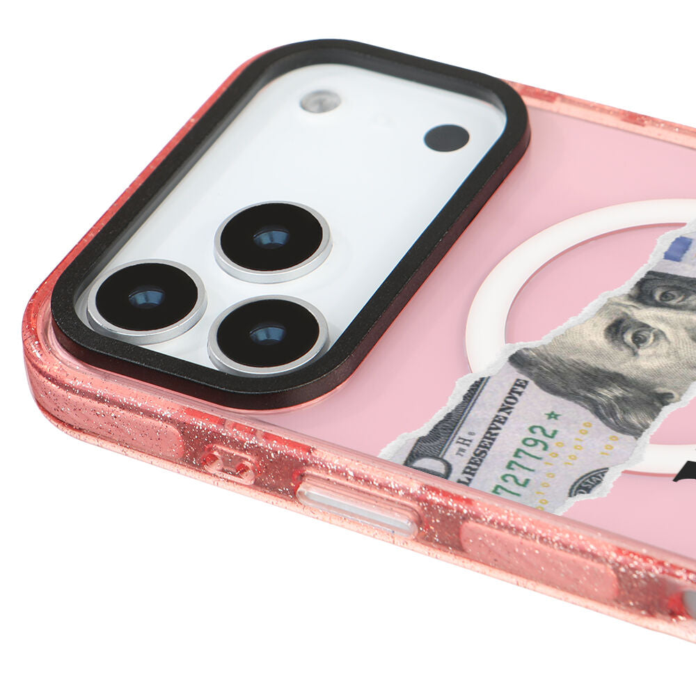 MagsafeliArtycaseSimliPembe