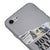 iPhone 7 Money Talks Telefon Kılıfı - Renkli Silikon - Gri