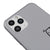 iPhone 11 Pro Bored Telefon Kılıfı - Renkli Silikon - Gri