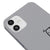 iPhone 12 Bored Telefon Kılıfı - Renkli Silikon - Gri