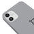 iPhone 12 Mini Bored Telefon Kılıfı - Renkli Silikon - Gri