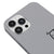 iPhone 12 Pro Bored Telefon Kılıfı - Renkli Silikon - Gri