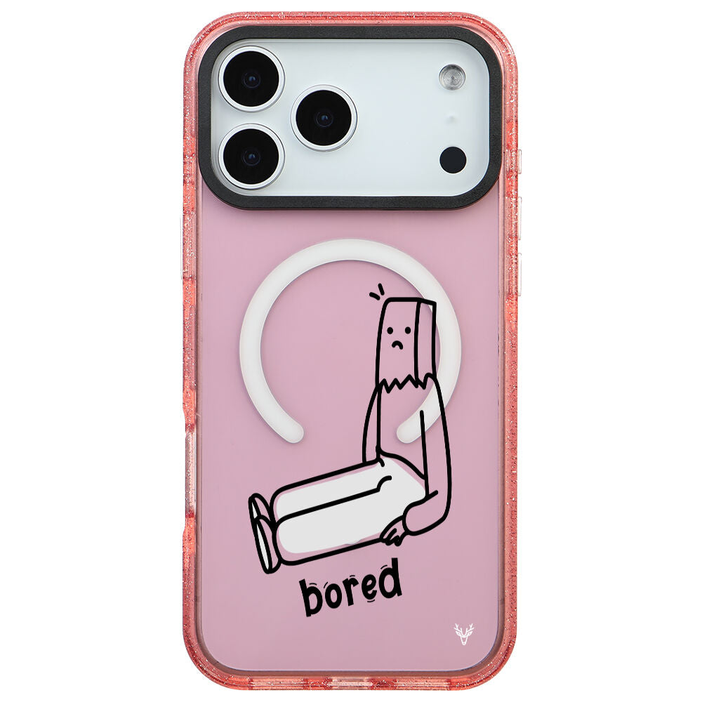 MagsafeliArtycaseSimliPembe