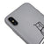 iPhone XS Max Bored Telefon Kılıfı - Renkli Silikon - Gri