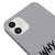 iPhone 12 So Serious Telefon Kılıfı - Renkli Silikon - Gri