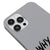 iPhone 12 Pro So Serious Telefon Kılıfı - Renkli Silikon - Gri